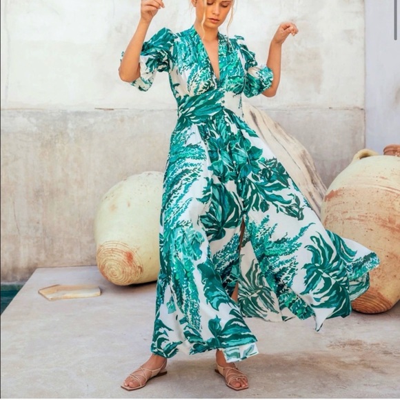 cult gaia willow dress blue Cult Gaia Doe Dress main image 1